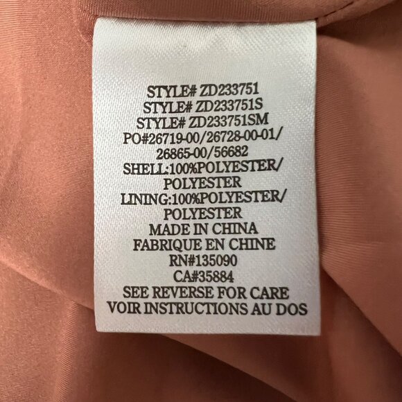 Z Supply Womens Lark Slip Midi Dress Copper Satin Spaghetti Straps size Small - Picture 9 of 11